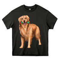 Asphalt golden retriever with toys Heavy Core Tee - texasbilliewilder