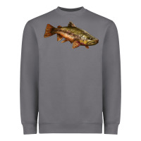 Storm brown trout Heavyweight Sweatshirt - LillyAllenDesigns