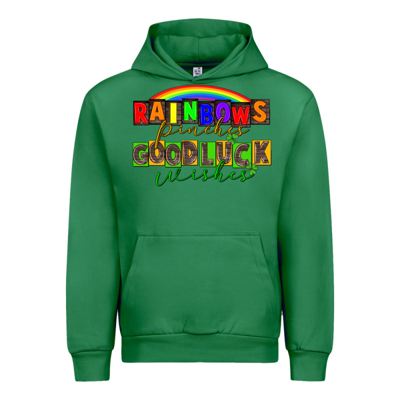 Rainbows Pinches Good Luck Wisher St. Patrick's Urban Hoodie by CowGirlArtShop | Teevron