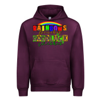 Mauve Wine Rainbows pinches good luck wisher St. Patrick's Urban Hoodie - CowGirlArtShop