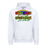 White Rainbows pinches good luck wisher St. Patrick's Urban Hoodie - CowGirlArtShop