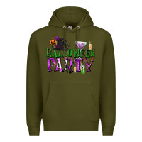 Army Green Halloween Party Premium Hoodie - texasbilliewilder
