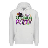 Dove Grey Halloween Party Premium Hoodie - texasbilliewilder