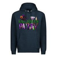 Navy Halloween Party Premium Hoodie - texasbilliewilder
