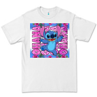 White stitch ohana Premium Tee - Zillion Design Studio