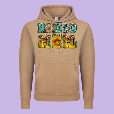 Rodeo Mom Vintage Hoodie Designed By Adodesignshop