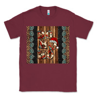 Burgundy ho ho ho western christmas Classic Tee - Jasminsmagicworld