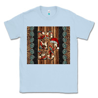 Dusty Blue ho ho ho western christmas Classic Tee - Jasminsmagicworld
