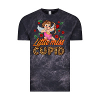 Cloud Black little miss cupid Vintage Tee - AdoDesignShop