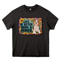 Asphalt life is better with a beagle Heavy Core Tee - RanaPortraitStore
