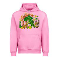 Fuchsia Pink Feeling lucky St. Patrick's Day Urban Hoodie - CowGirlArtShop