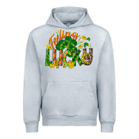 Heather Grey Feeling lucky St. Patrick's Day Urban Hoodie - CowGirlArtShop