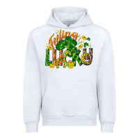 White Feeling lucky St. Patrick's Day Urban Hoodie - CowGirlArtShop