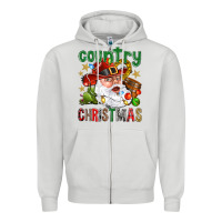 Country Christmas Zipper Hoodie | Teevron
