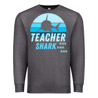 Charcoal Heather Teacher Shark Doo Premium Sweatshirt - Bettercallsaul