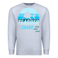 Heather Grey Teacher Shark Doo Premium Sweatshirt - Bettercallsaul