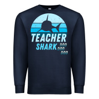 Navy Teacher Shark Doo Premium Sweatshirt - Bettercallsaul