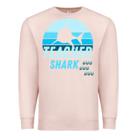 Pale Pink Teacher Shark Doo Premium Sweatshirt - Bettercallsaul