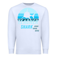 White Teacher Shark Doo Premium Sweatshirt - Bettercallsaul