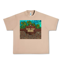 Burro preview custom cactus and sunflowers leopard turquoise Urban Heavy Tee - Artiststas