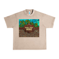 French Oak preview custom cactus and sunflowers leopard turquoise Urban Heavy Tee - Artiststas