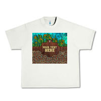 Pistachio preview custom cactus and sunflowers leopard turquoise Urban Heavy Tee - Artiststas