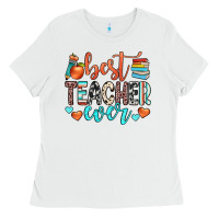 White best teacher ever Ladies Tee - JahusDesignShop