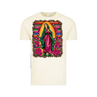 Vintage Arctic our lady of guadalupe serape background Vintage Tee - Artiststas