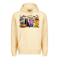 Pina Colada Halloween Cat Coffee Cups Premium Hoodie - texasbilliewilder