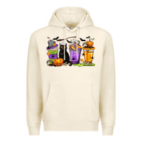 Tofu Halloween Cat Coffee Cups Premium Hoodie - texasbilliewilder