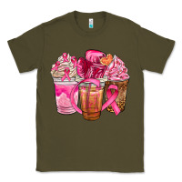 Army Green breast cancer coffee cups Classic Tee - NancyCooperArtShop