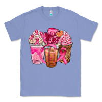 Colony Blue breast cancer coffee cups Classic Tee - NancyCooperArtShop