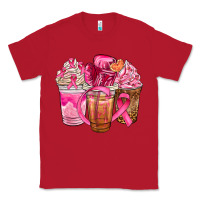 Red breast cancer coffee cups Classic Tee - NancyCooperArtShop