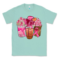 Seafoam breast cancer coffee cups Classic Tee - NancyCooperArtShop