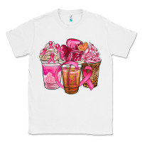 White breast cancer coffee cups Classic Tee - NancyCooperArtShop