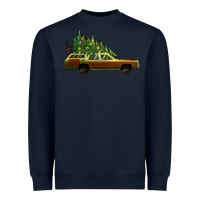 Navy christmas vacation car Heavyweight Sweatshirt - Jasminsmagicworld