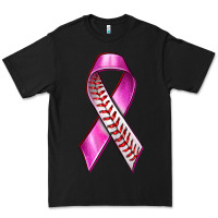 Black Breast Cancer Ribbon Baseball Premium Tee - texasbilliewilder