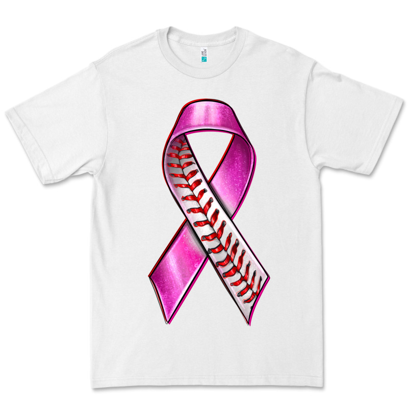 Breast Cancer Ribbon Baseball Premium Tee by texasbilliewilder | Teevron