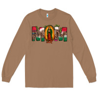 Toasted Coconut mexican flag our lady of guadalupe mom leopard Long Sleeve Tee - JahusDesignShop