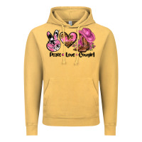 Vintage Mustard peace love  cowgirl Vintage Hoodie - AdoDesignShop