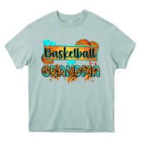 Basketball Grandma With Leopard Heavy Core Tee | Teevron