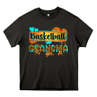 Asphalt basketball grandma with leopard Heavy Core Tee - Zillion Design Studio