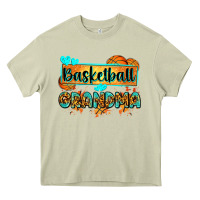 Mossy basketball grandma with leopard Heavy Core Tee - Zillion Design Studio