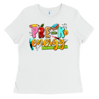 White pre k energy Ladies Tee - texasbilliewilder