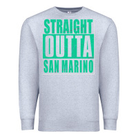 Heather Grey Straight Outta San Marino Premium Sweatshirt - Bettercallsaul