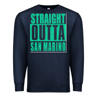 Navy Straight Outta San Marino Premium Sweatshirt - Bettercallsaul