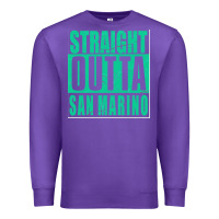 Purple Straight Outta San Marino Premium Sweatshirt - Bettercallsaul