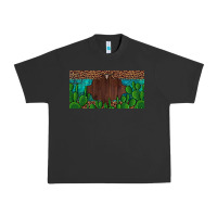 Pigment Black western cactus leopard and turquoise custom nametext license plate Urban Heavy Tee - Artiststas