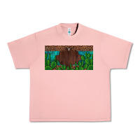Salmon western cactus leopard and turquoise custom nametext license plate Urban Heavy Tee - Artiststas