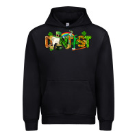 Black St. Patrick's Day Dentist Urban Hoodie - CowGirlArtShop